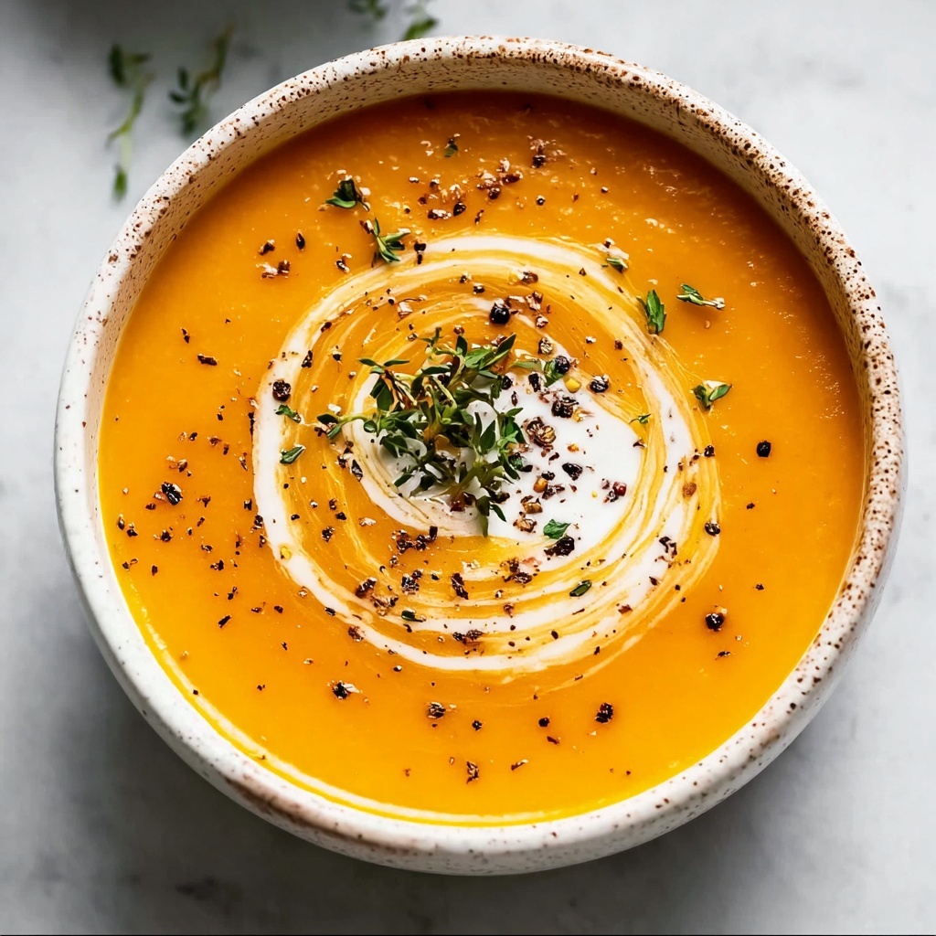 Butternut Squash & Sweet Potato Soup Recipe - Recipe Image