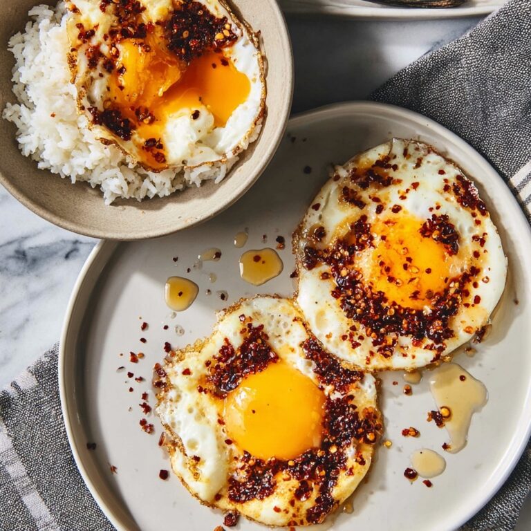 Chili Oil Fried Eggs Recipe
