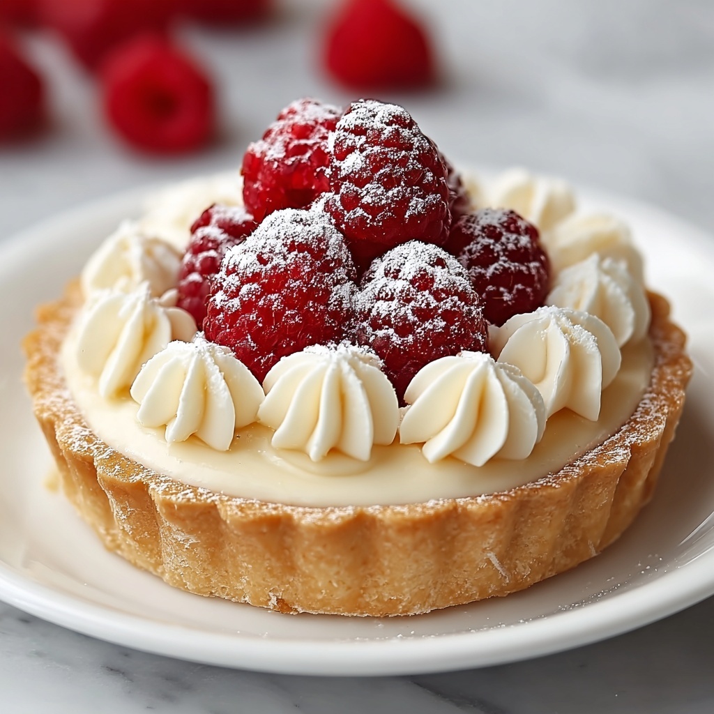 Rich White Chocolate Mousse Tart Recipe - Recipe Image