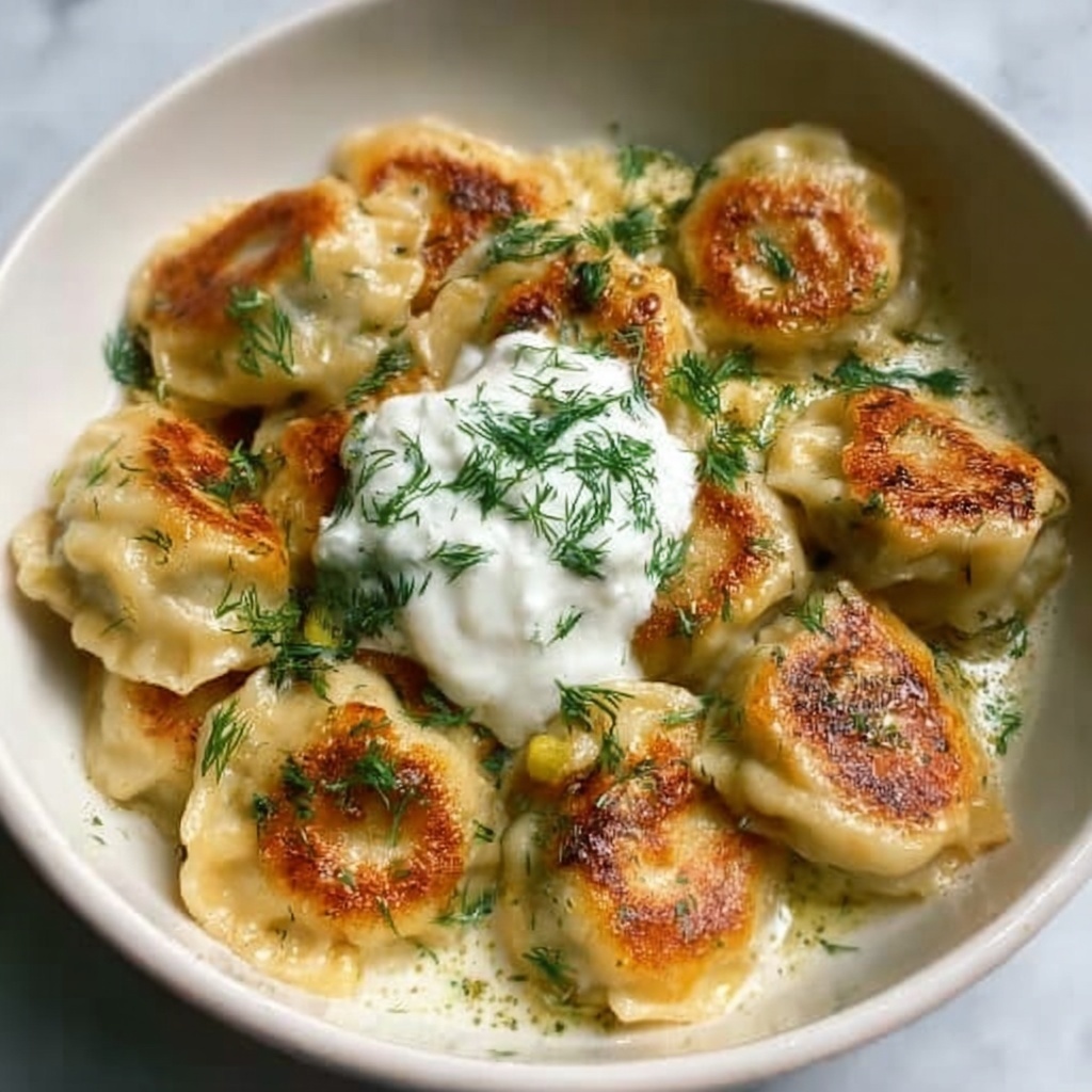 Turkish Tiny Dumplings in Yogurt Sauce Recipe - Recipe Image