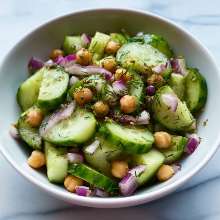 Cucumber Chickpea Dill Salad Recipe