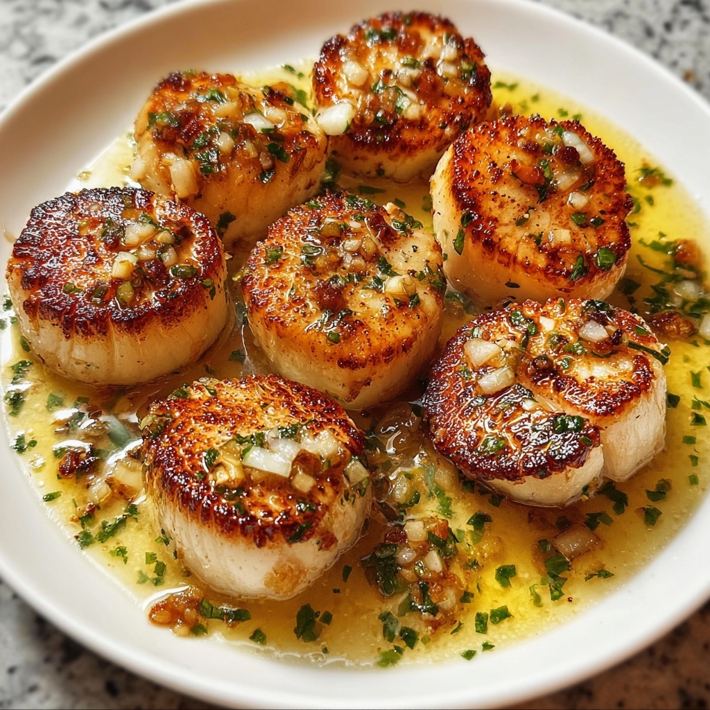 Garlic Butter Baked Scallops: 30-Minute Flavorful Delight Recipe - Recipe Image