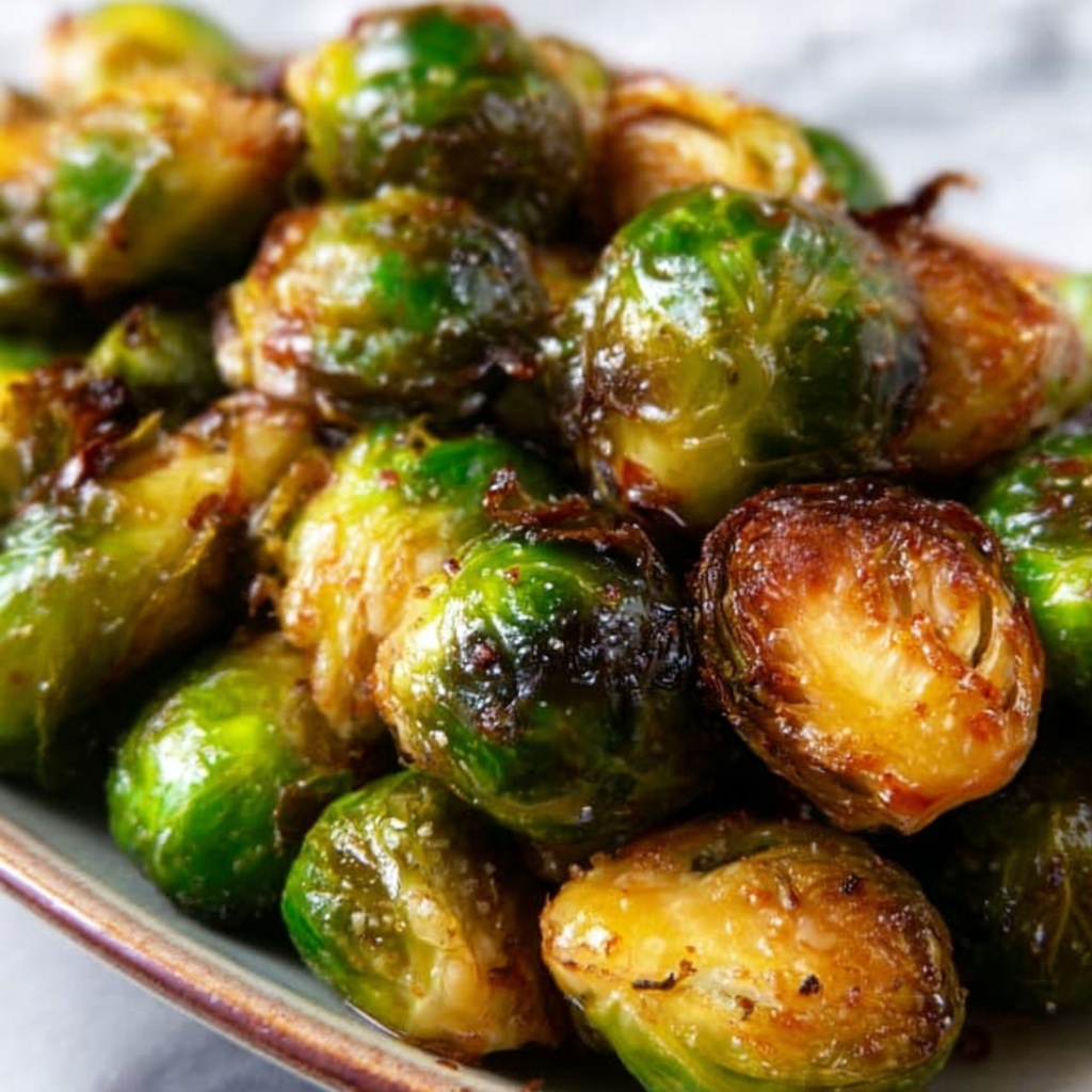 Maple Roasted Brussels Sprouts Recipe - Recipe Image