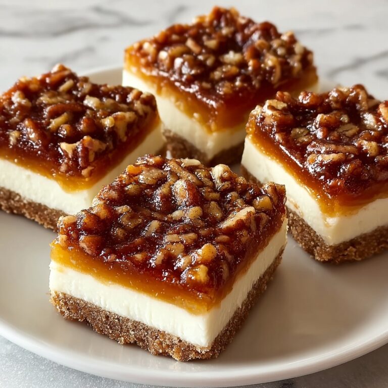 Maple Pecan Cheesecake Bars Recipe
