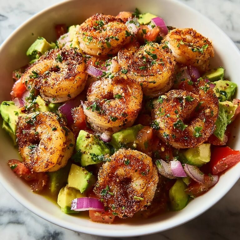 Avocado Salsa Shrimp Salad Recipe