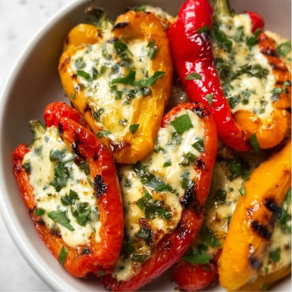 Cream Cheese Stuffed Mini Peppers Recipe - Recipe Image