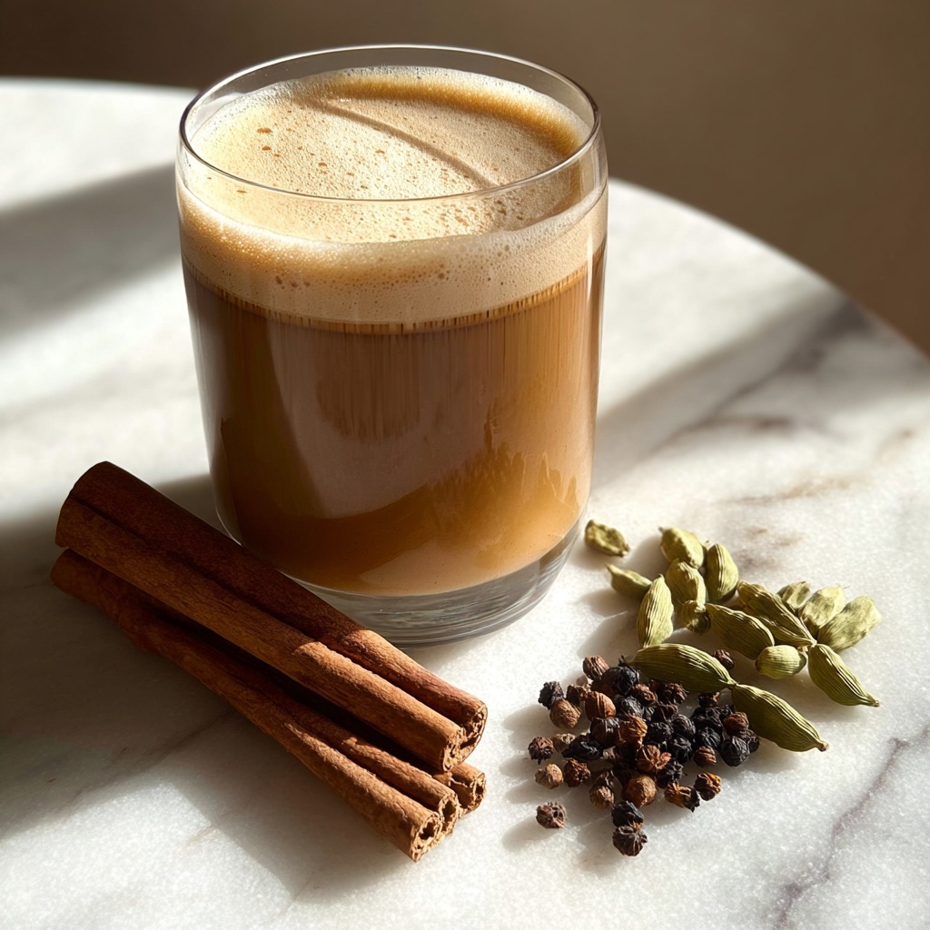 Easy Chai Latte: 5 Steps to a Cozy, Heartwarming Drink Recipe - Recipe Image