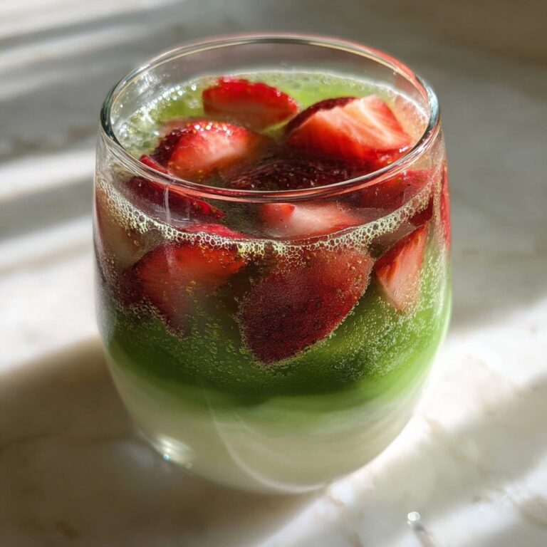 Iced Strawberry Matcha Latte Recipe