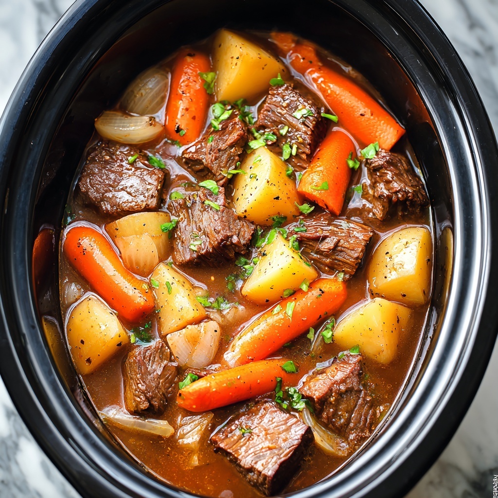 Crock Pot Beef Stew Recipe - Recipe Image