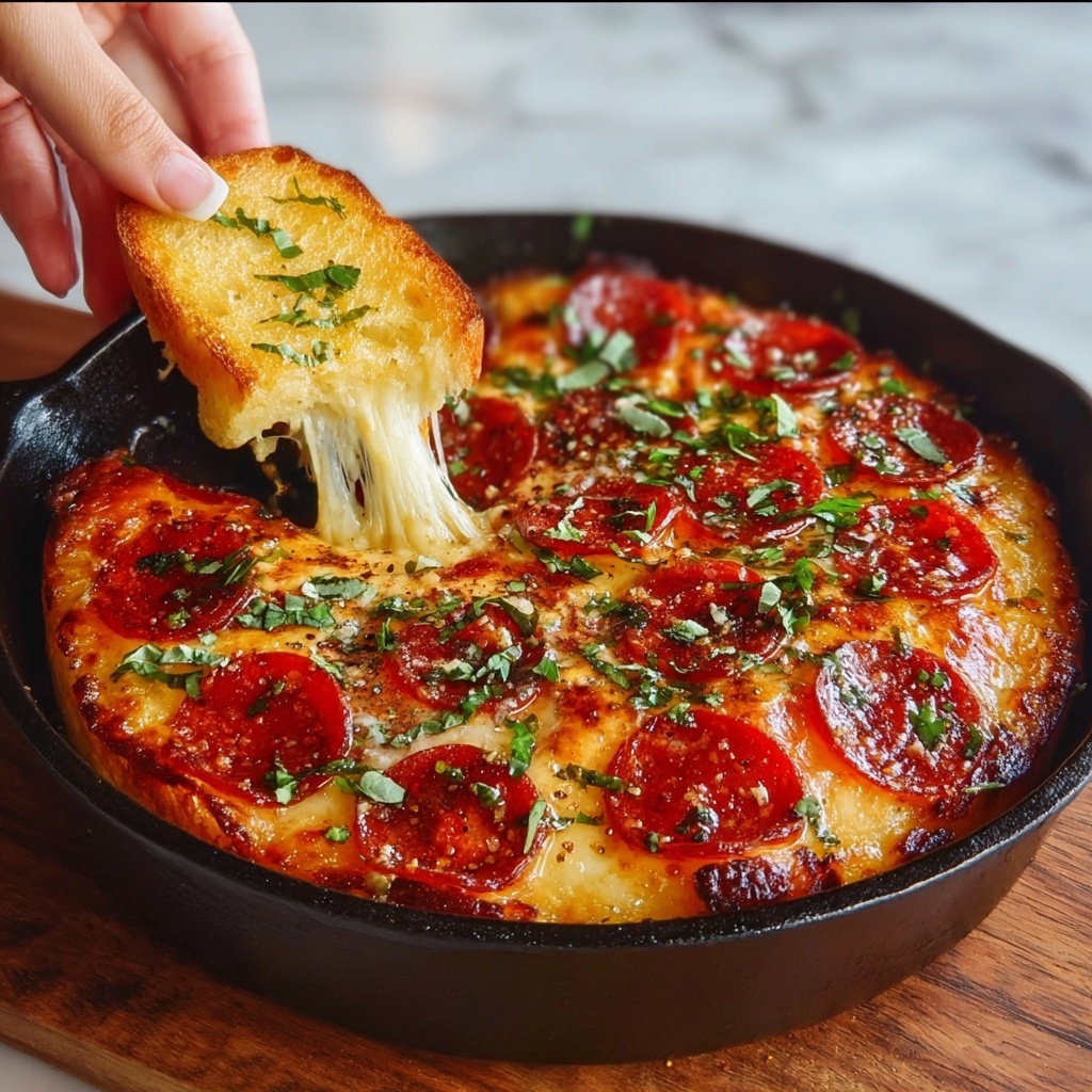 Hot Honey Pepperoni Pizza Dip Recipe - Recipe Image