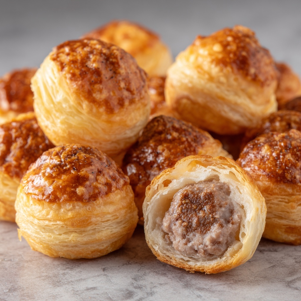 Puff Pastry Sausage Rolls: Quick & Irresistibly Delicious Recipe - Recipe Image