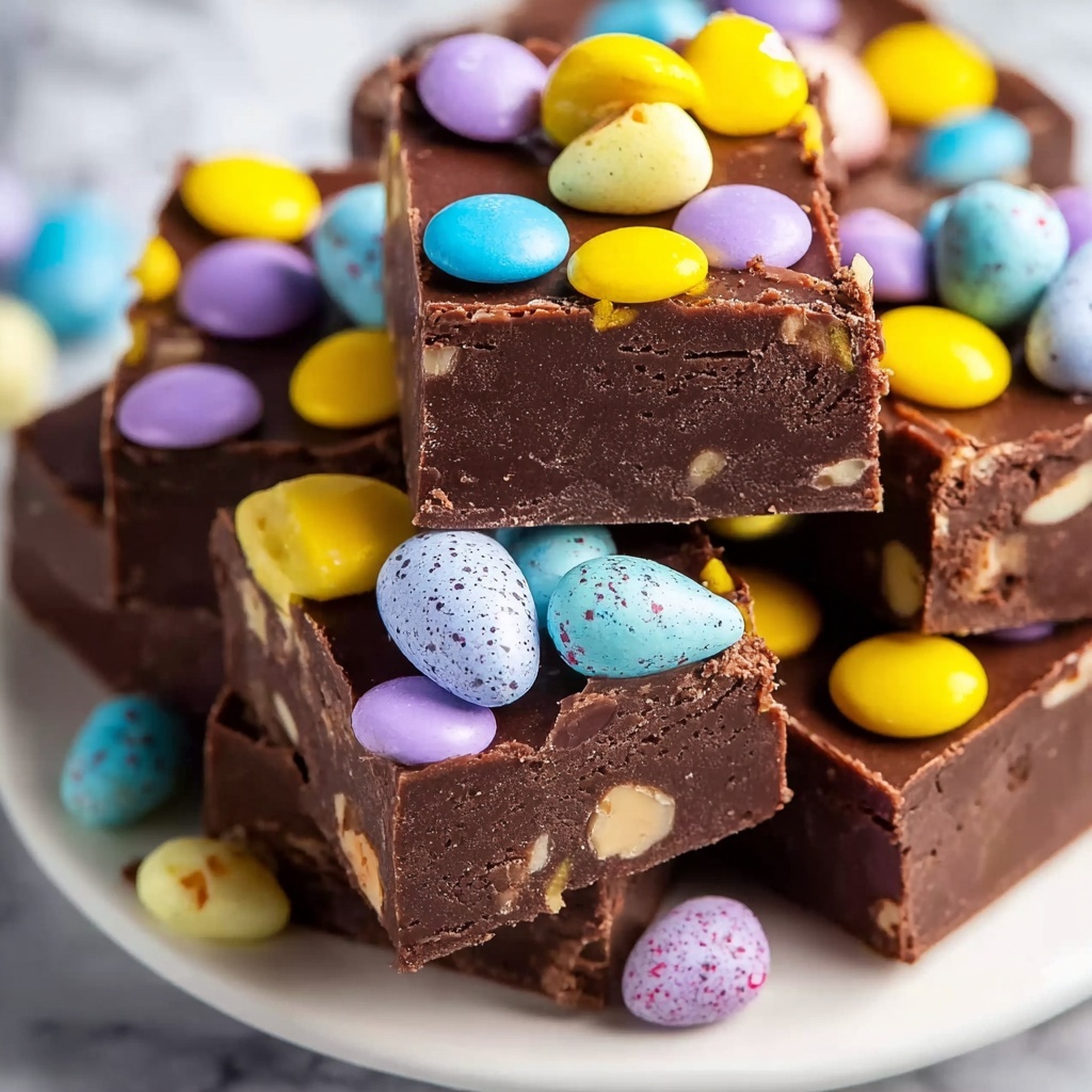 Easter Chocolate Fudge Recipe - Recipe Image