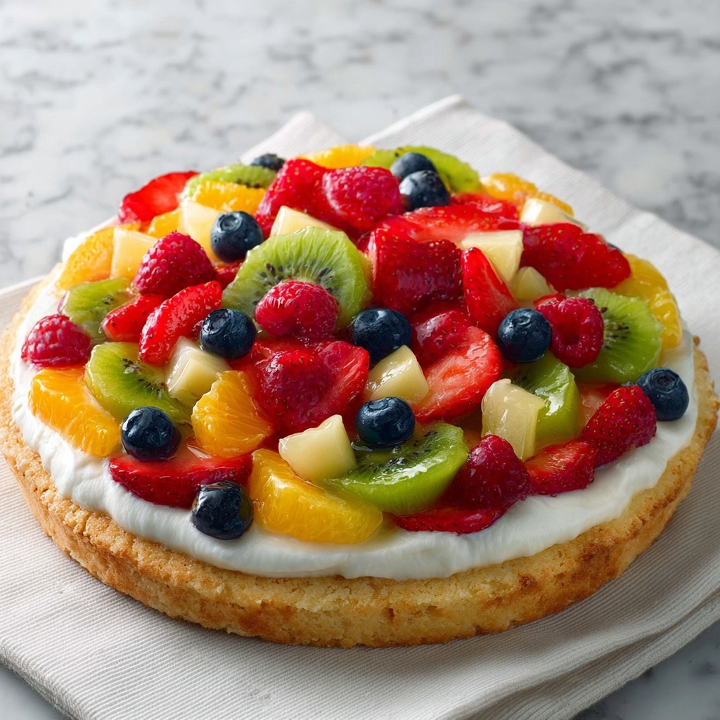 Colorful Delicious Fruit Pizza: A Recipe for Summer Fun Recipe - Recipe Image