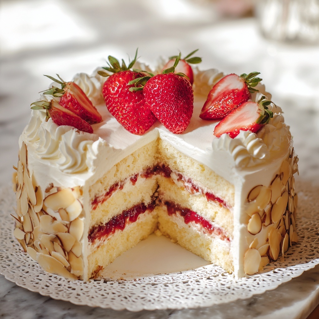 Strawberry Cheesecake Filling Pound Cake Recipe - Recipe Image