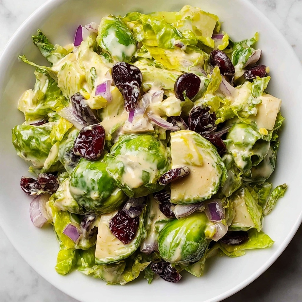 Creamy Brussels Sprouts Slaw Recipe - Recipe Image