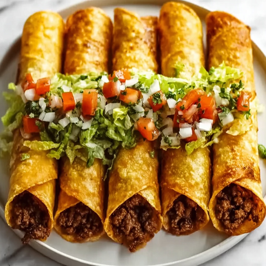 Homemade Beef Taquitos Recipe - Recipe Image