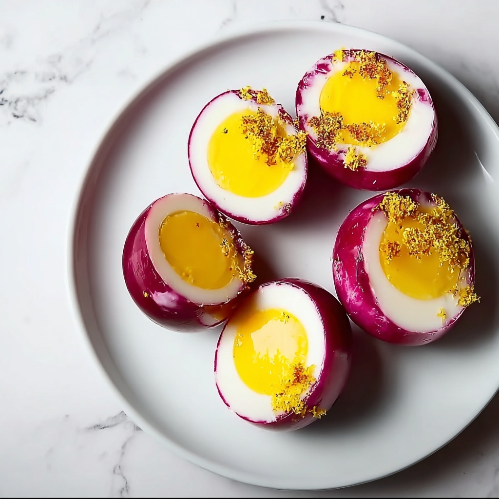 Elevate Your Snacking: Pickled Eggs and Beets Delight Recipe - Recipe Image