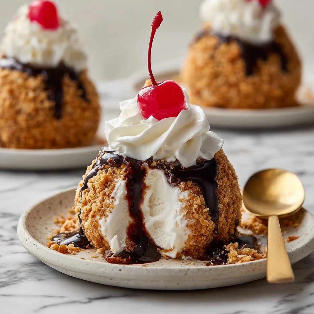 Homemade Fried Ice Cream Recipe - Recipe Image