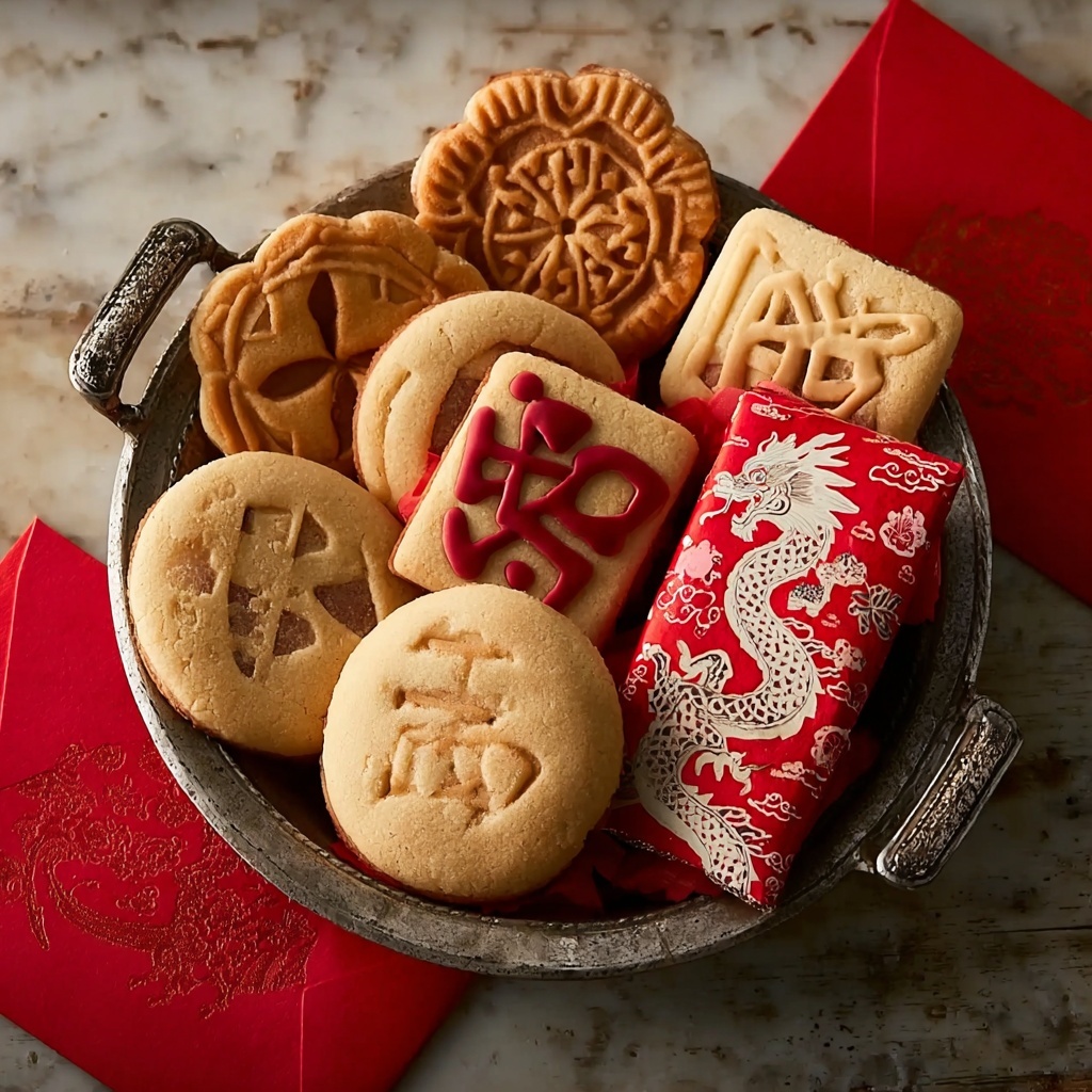 Chinese New Year Cookies Celebration Recipe - Recipe Image