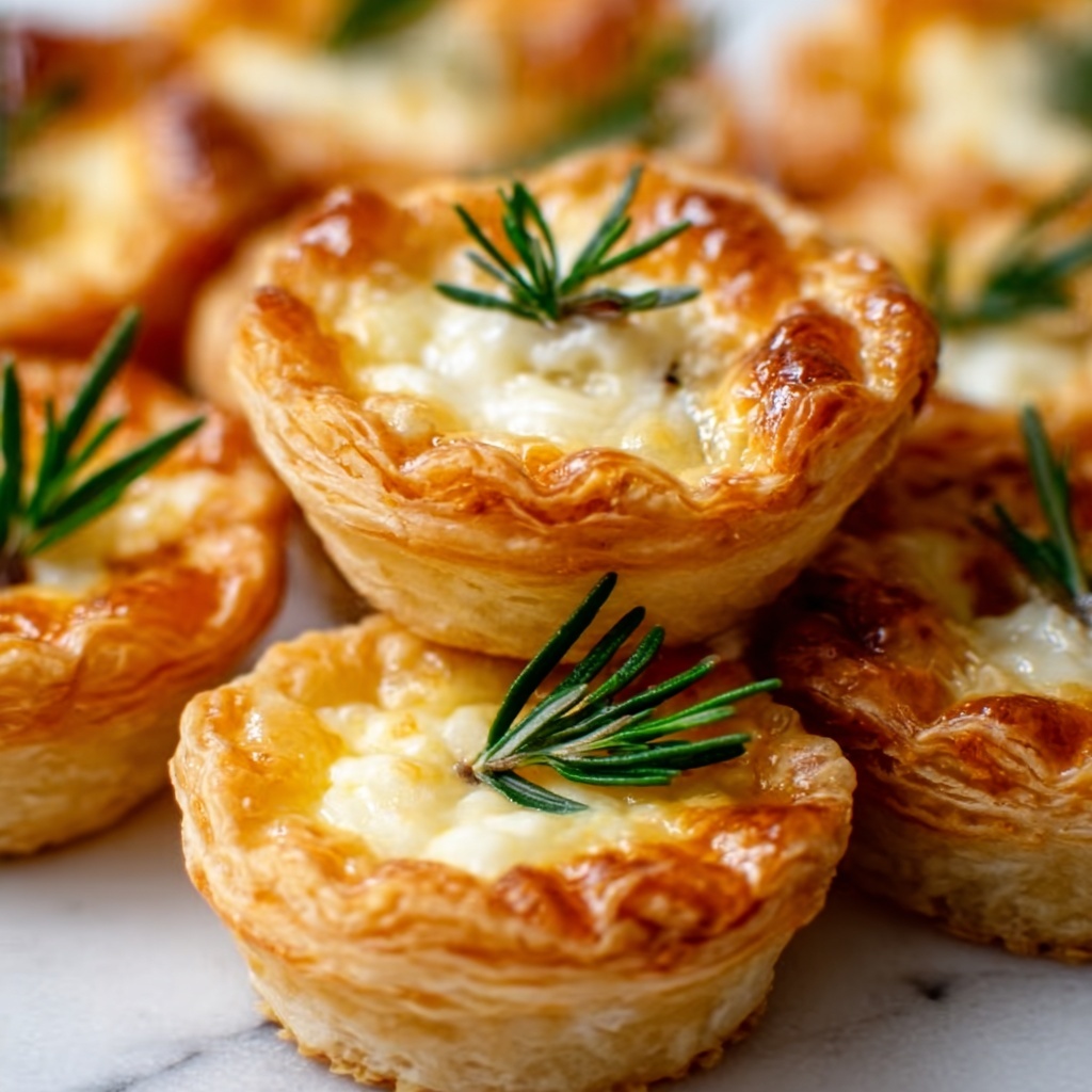 Brie and Jam Puff Pastry Bites Recipe - Recipe Image