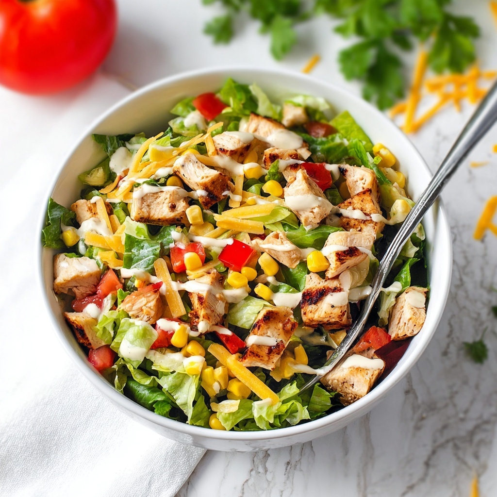 Tex-Mex Chicken Chopped Salad Recipe - Recipe Image