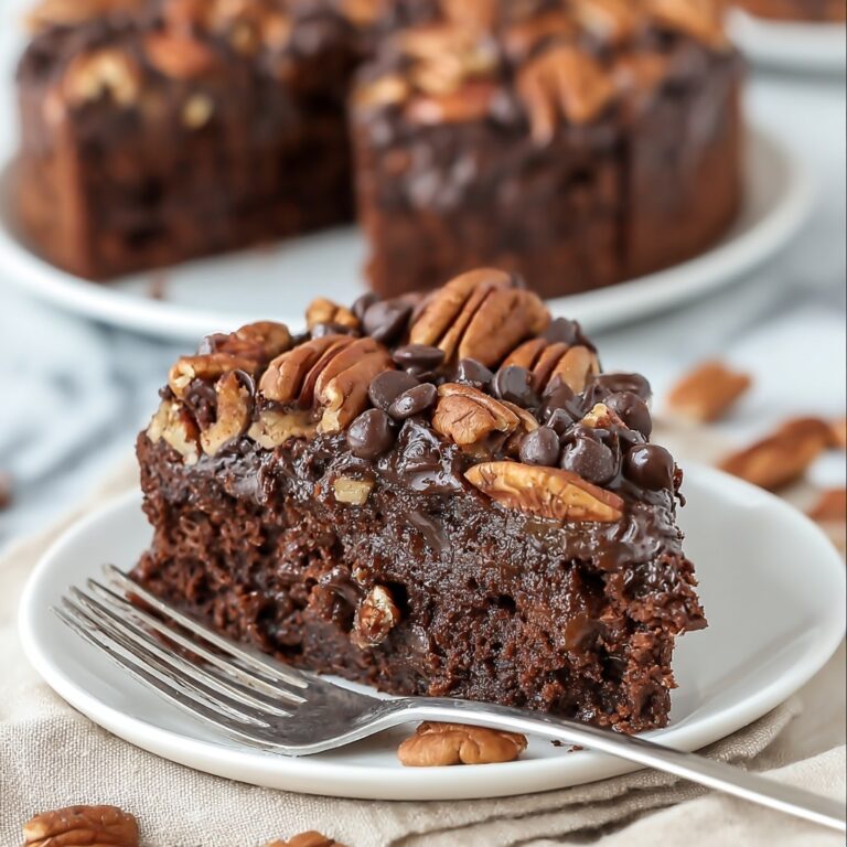 Gooey Chocolate Pecan Cake Recipe