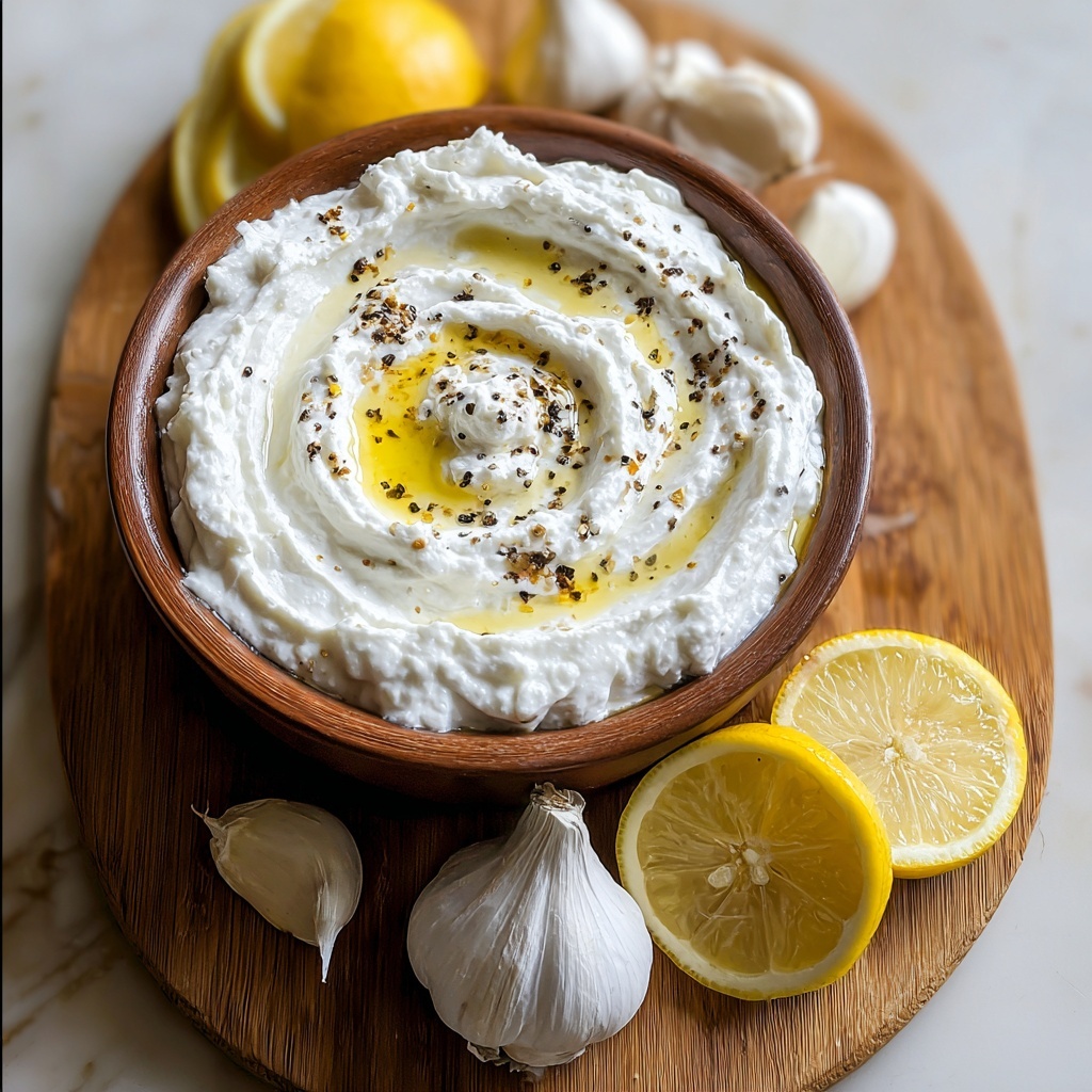 Lebanese Garlic Sauce (Toum) Recipe - Recipe Image