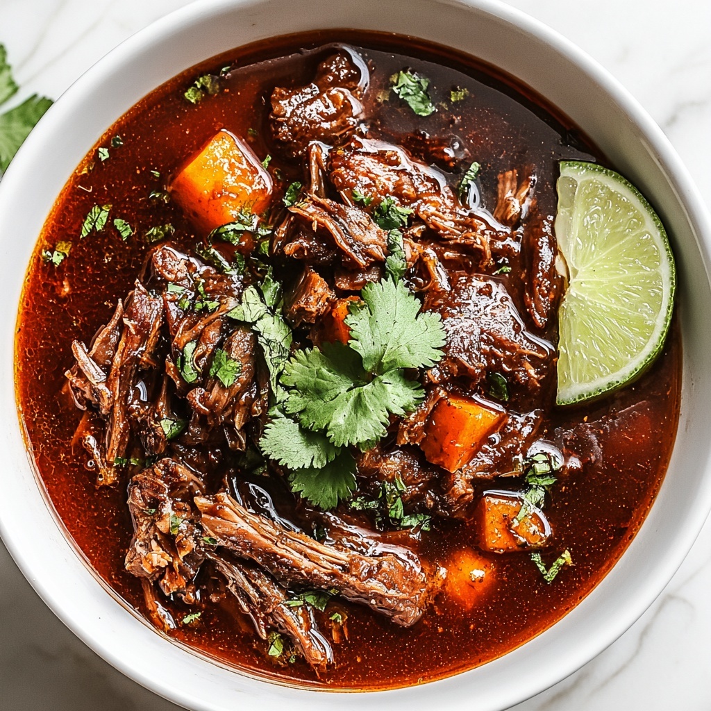 Authentic Birria Stew with Beef and Dried Chilies Recipe - Recipe Image