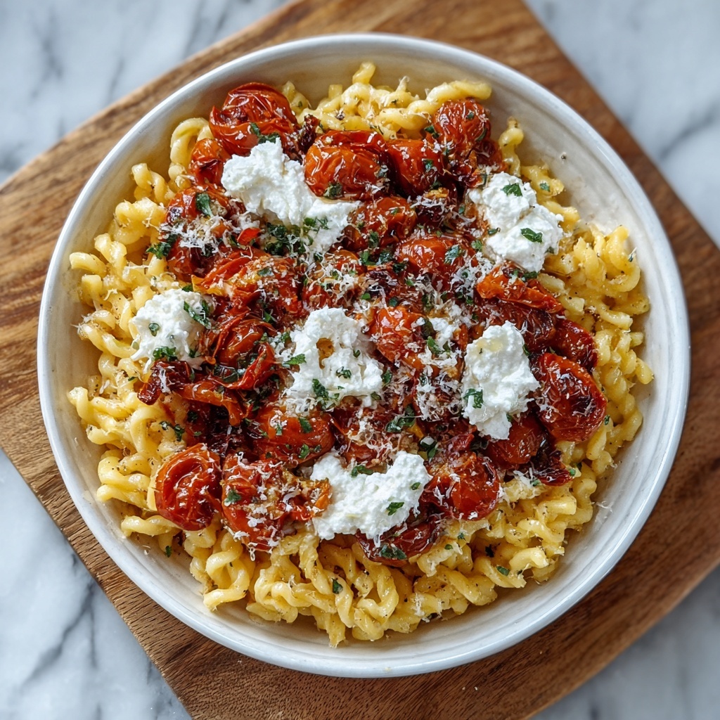 Creamy Roasted Tomato Pasta Recipe - Recipe Image