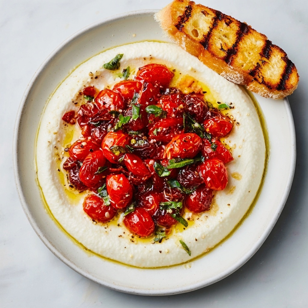 Whipped Feta with Blistered Tomatoes Recipe - Recipe Image