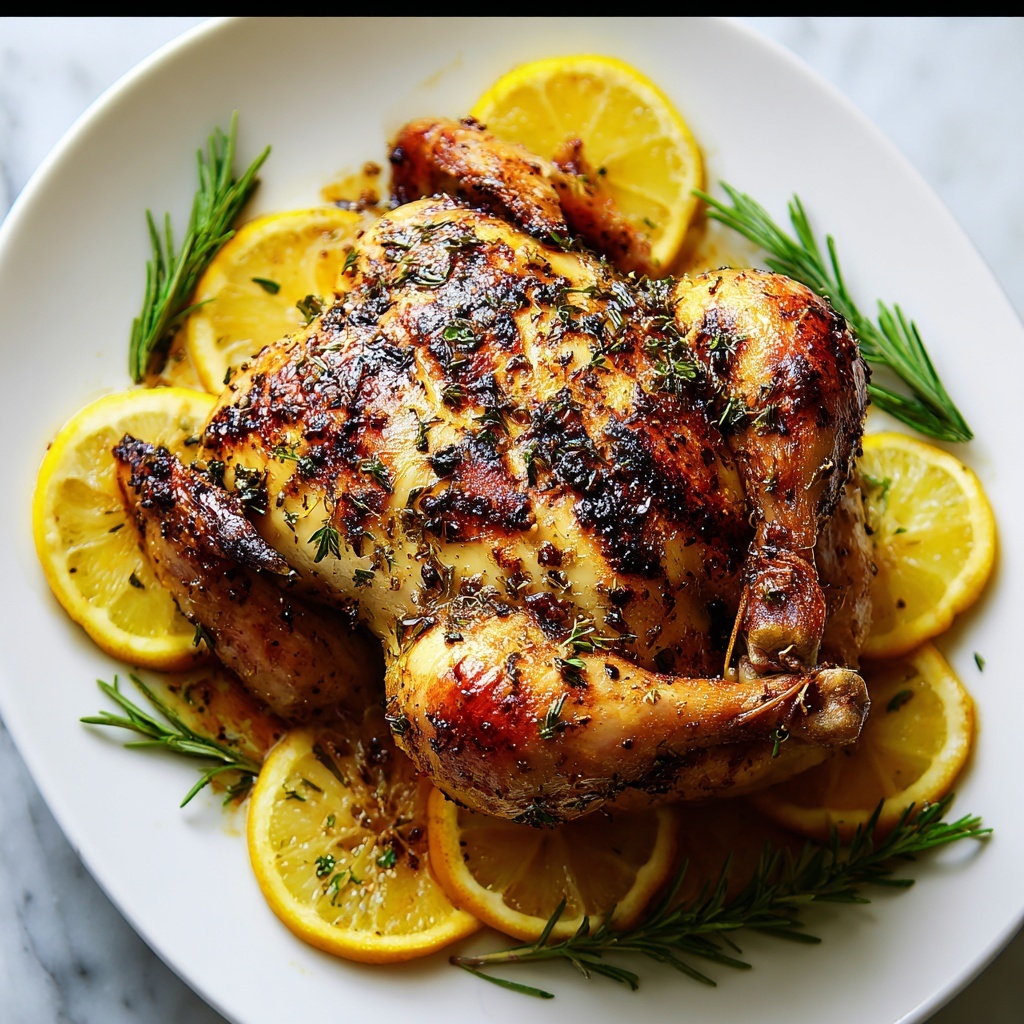 Lemon Herb Roasted Chicken Recipe - Recipe Image