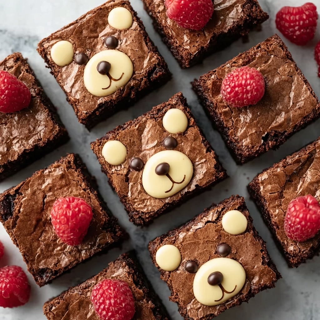 Teddy Bear Brownies: A Sweet Valentine’s Day Surprise Recipe - Recipe Image