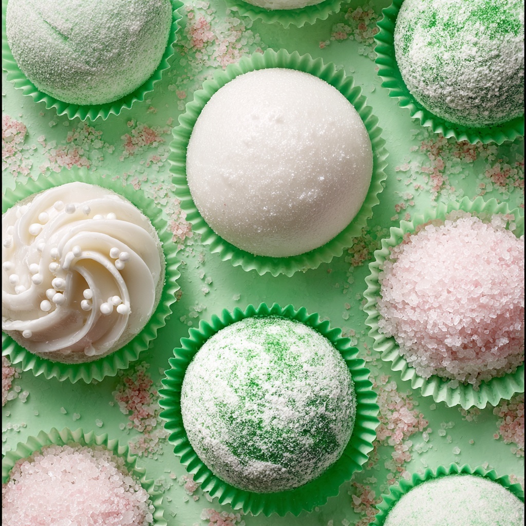 Minty Snowball Cookies Recipe - Recipe Image