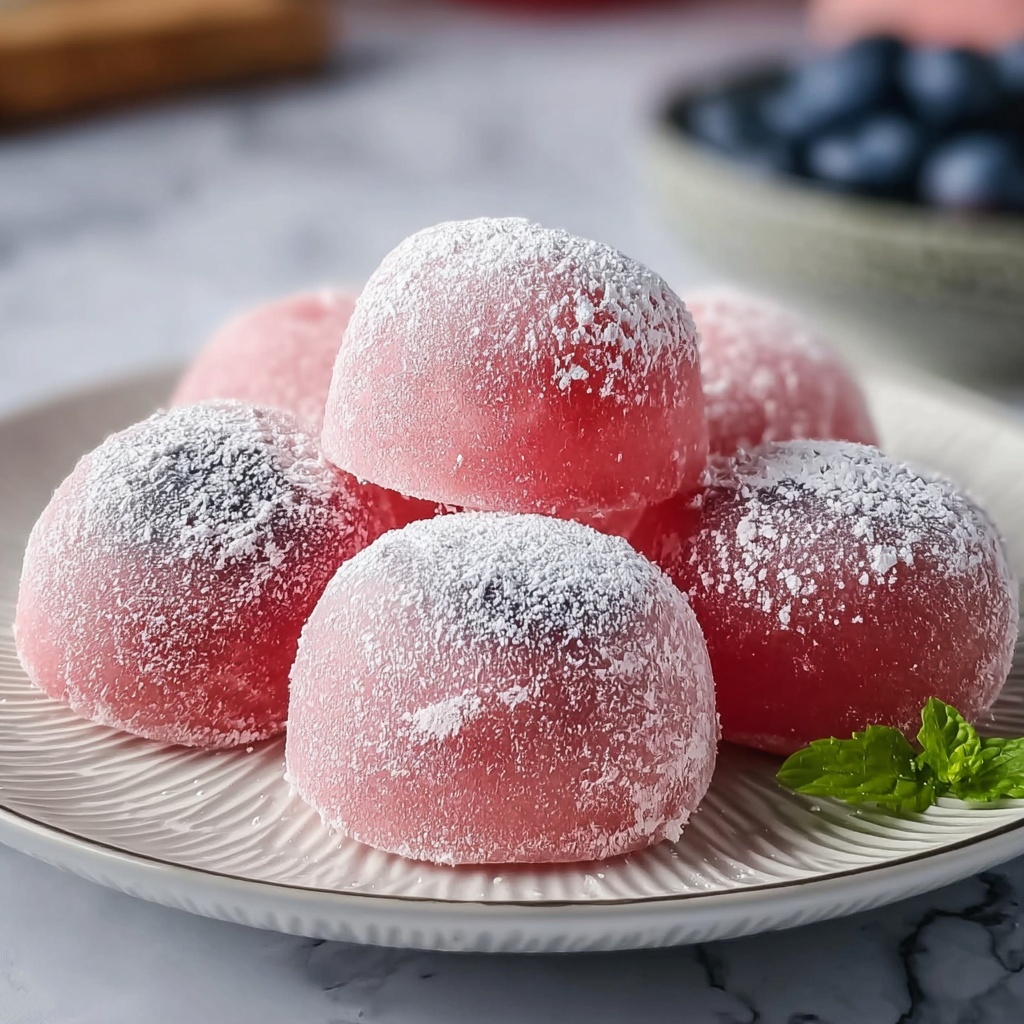 Watermelon Mochi Recipe - Recipe Image