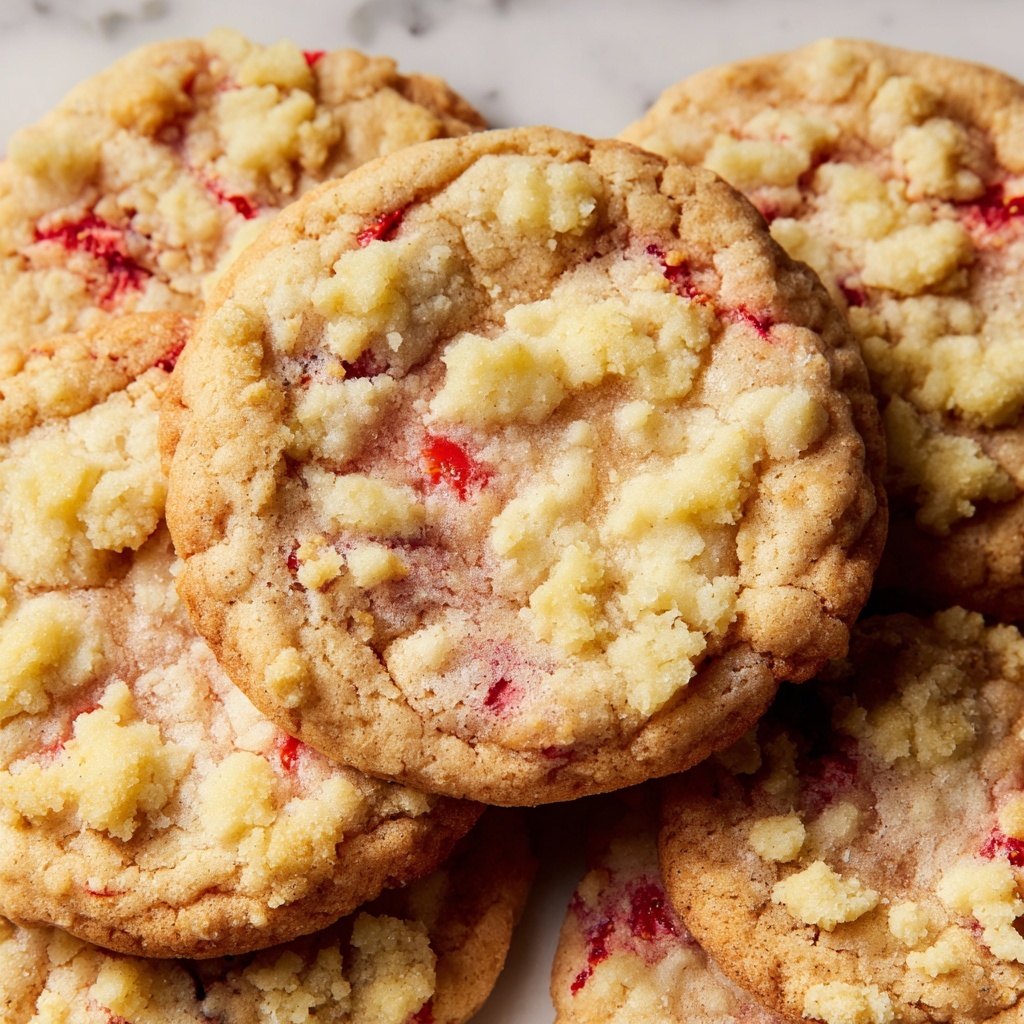 Vegan Strawberry Shortcake Cookies Recipe - Recipe Image
