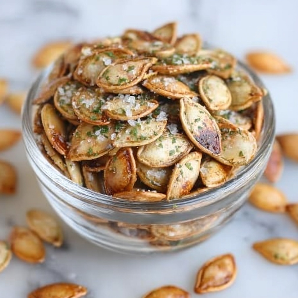 Ranch Seasoned Roasted Pumpkin Seeds Recipe - Recipe Image