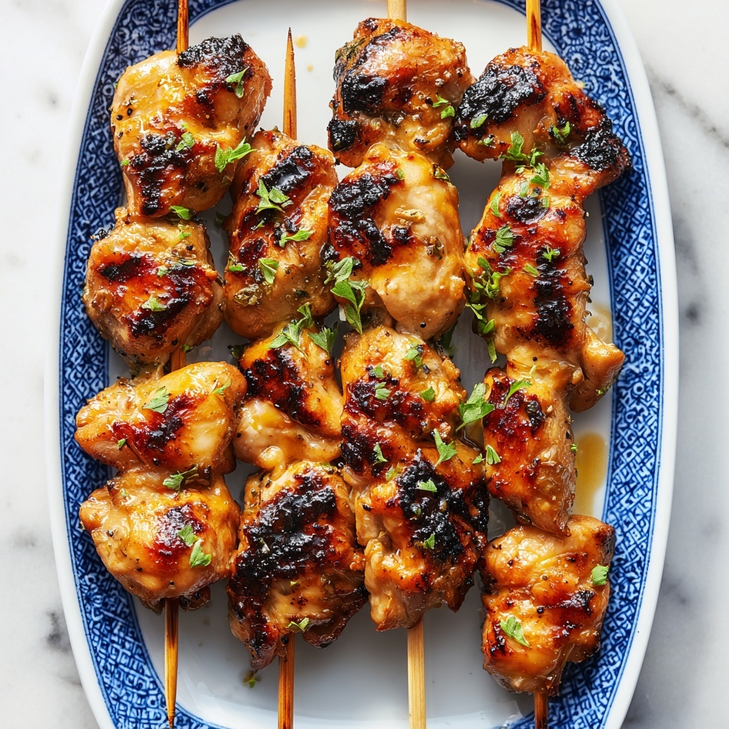 Oven-Baked Chicken Skewers with Lemon, Garlic, and Spiced Vegetables Recipe - Recipe Image