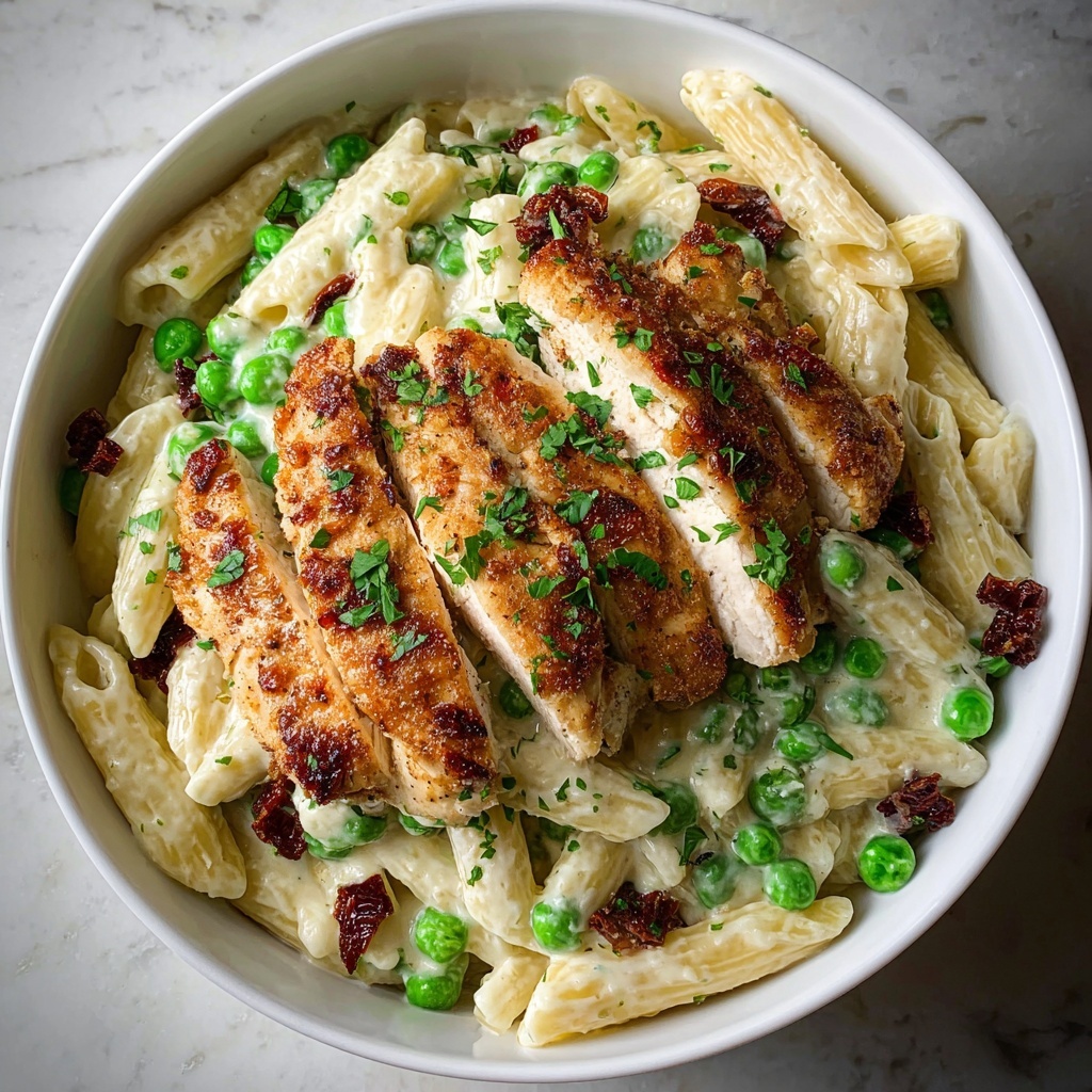 Garlic Parmesan Chicken Pasta Recipe - Recipe Image