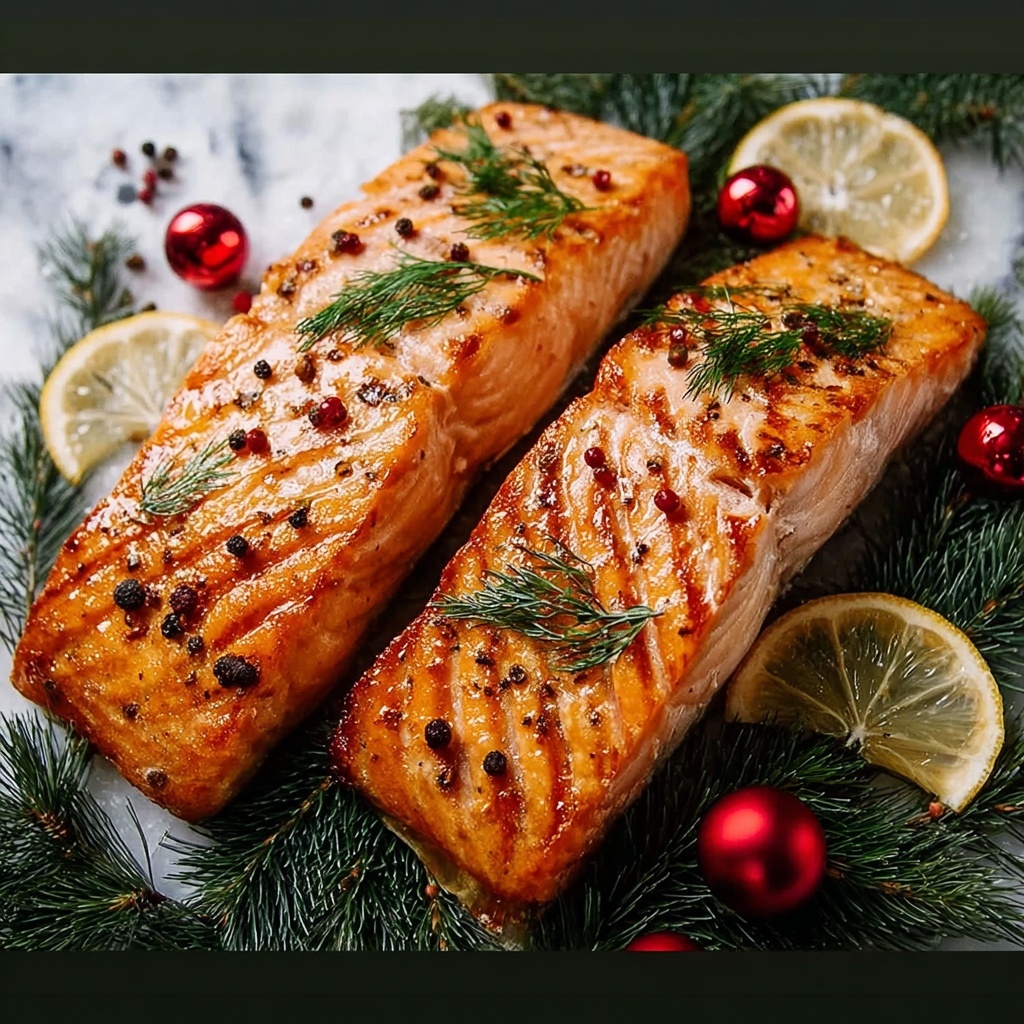 Delicious Christmas Salmon with Citrus & Herb Magic Recipe - Recipe Image