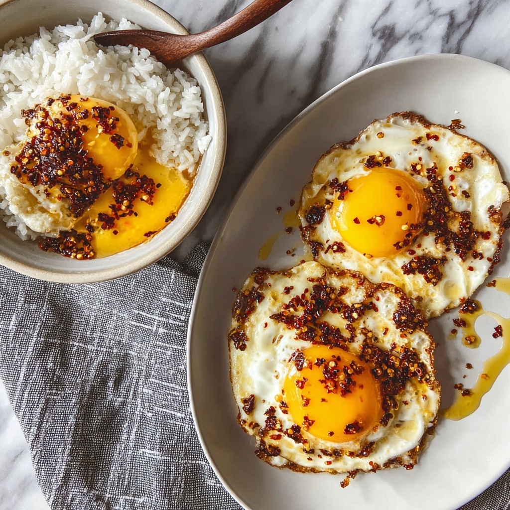 Chili Oil Fried Eggs Recipe - Recipe Image