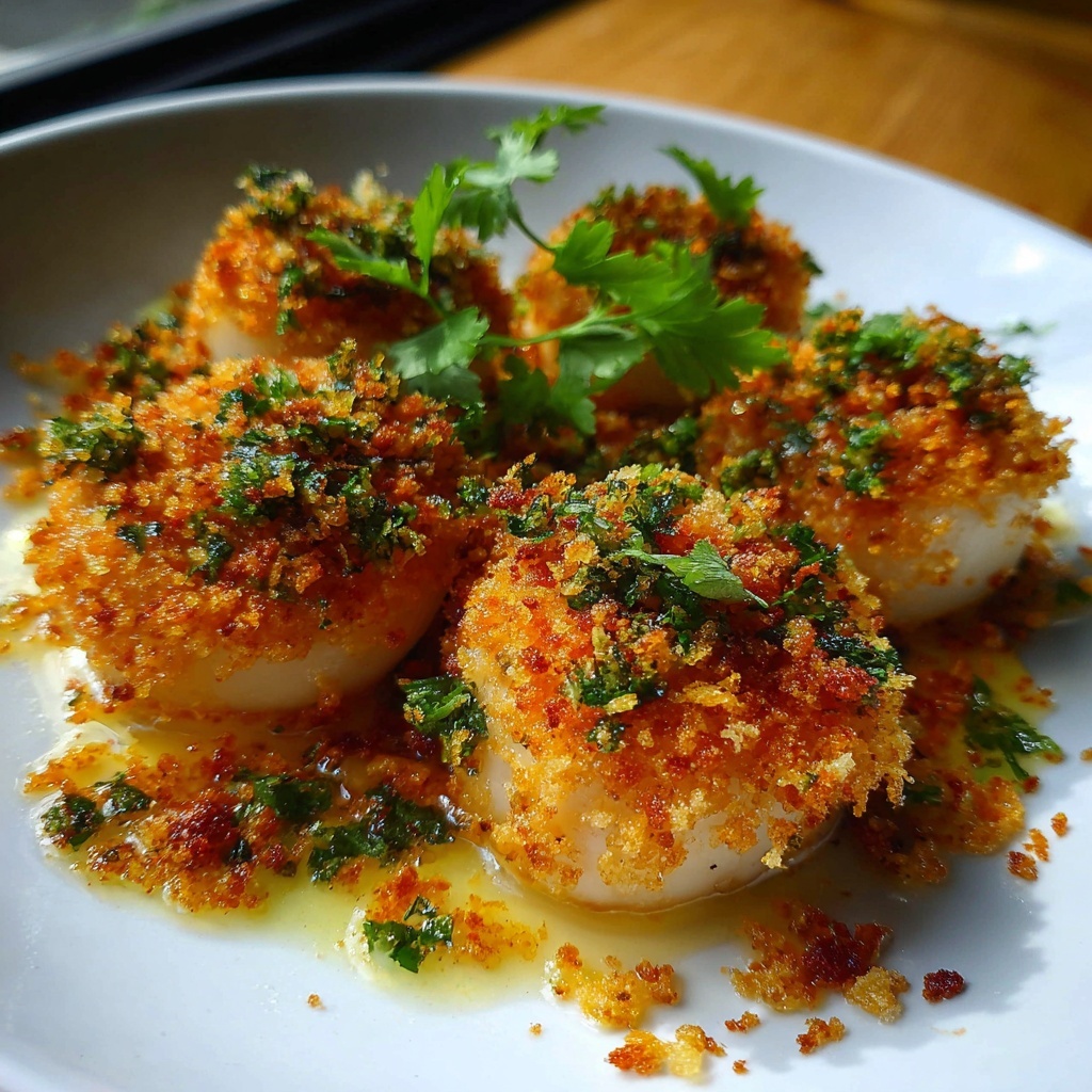 Garlic Butter Baked Scallops Recipe - Recipe Image