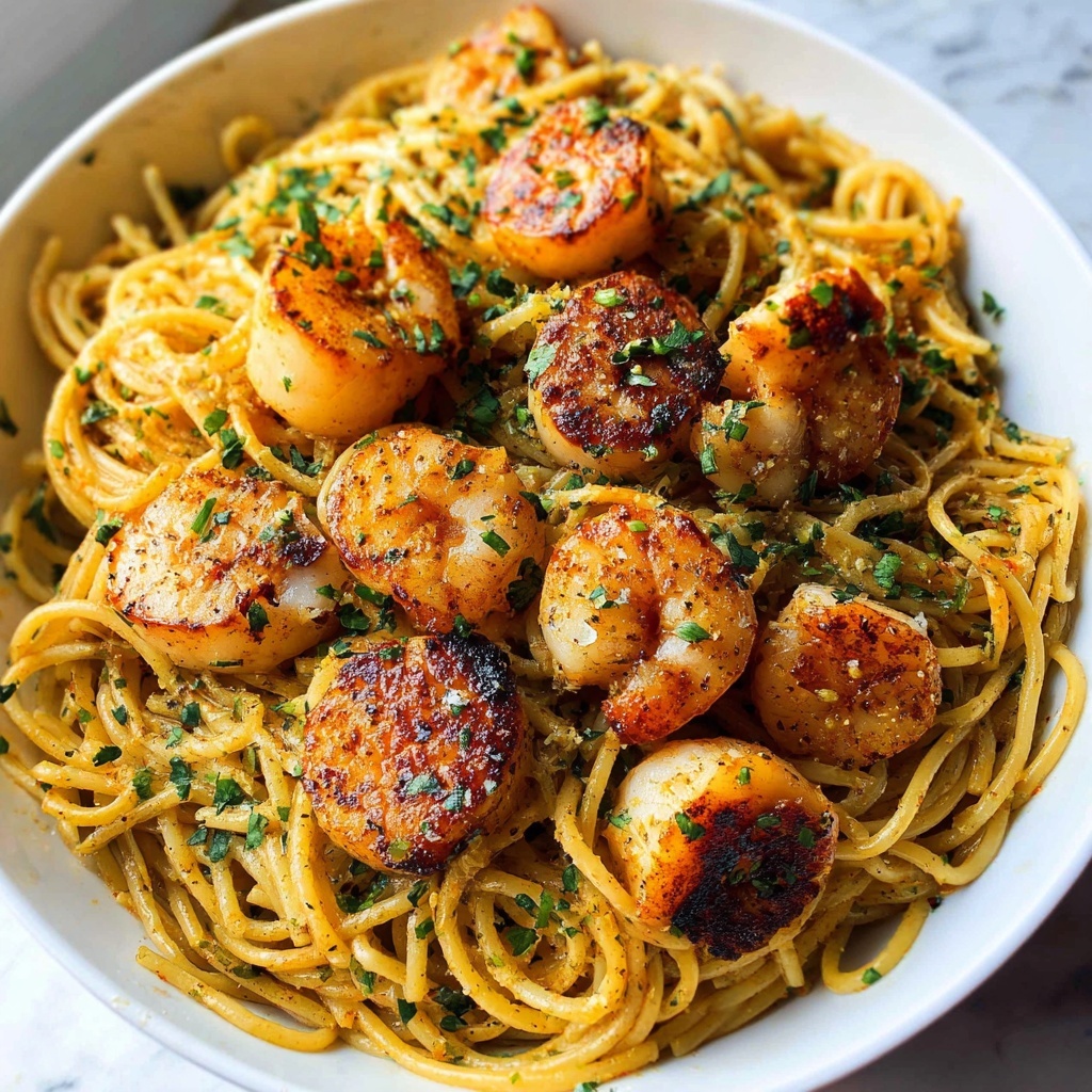 Seafood Pasta with Shrimp and Scallops: 7 Delightful Tips Recipe - Recipe Image