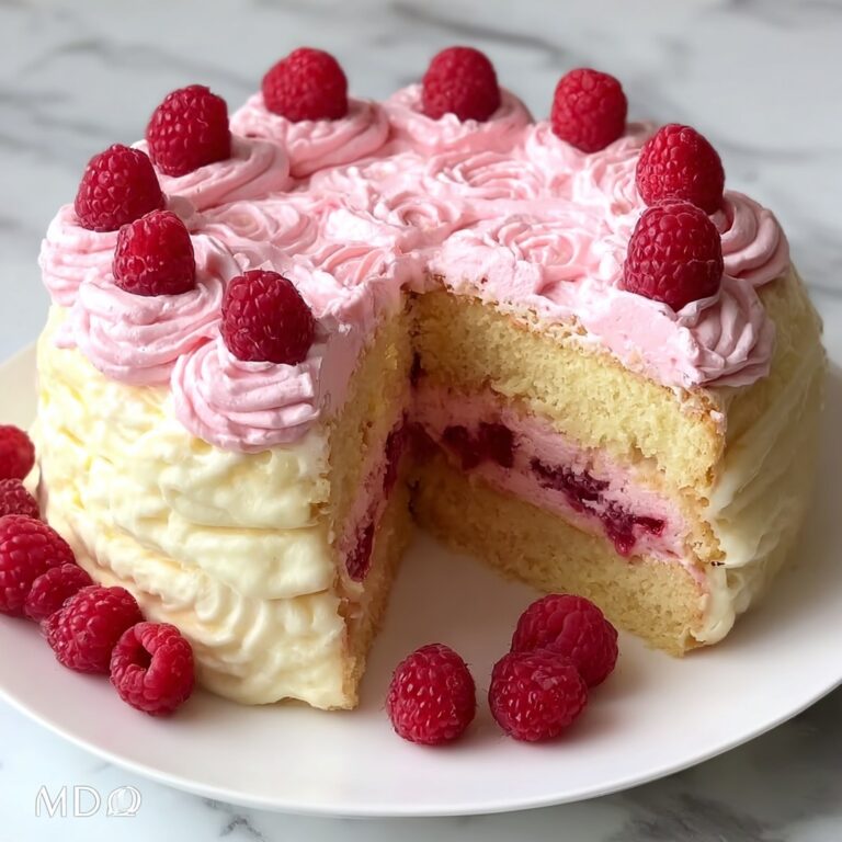 Sugar Cookie Cake with Raspberry Buttercream Recipe