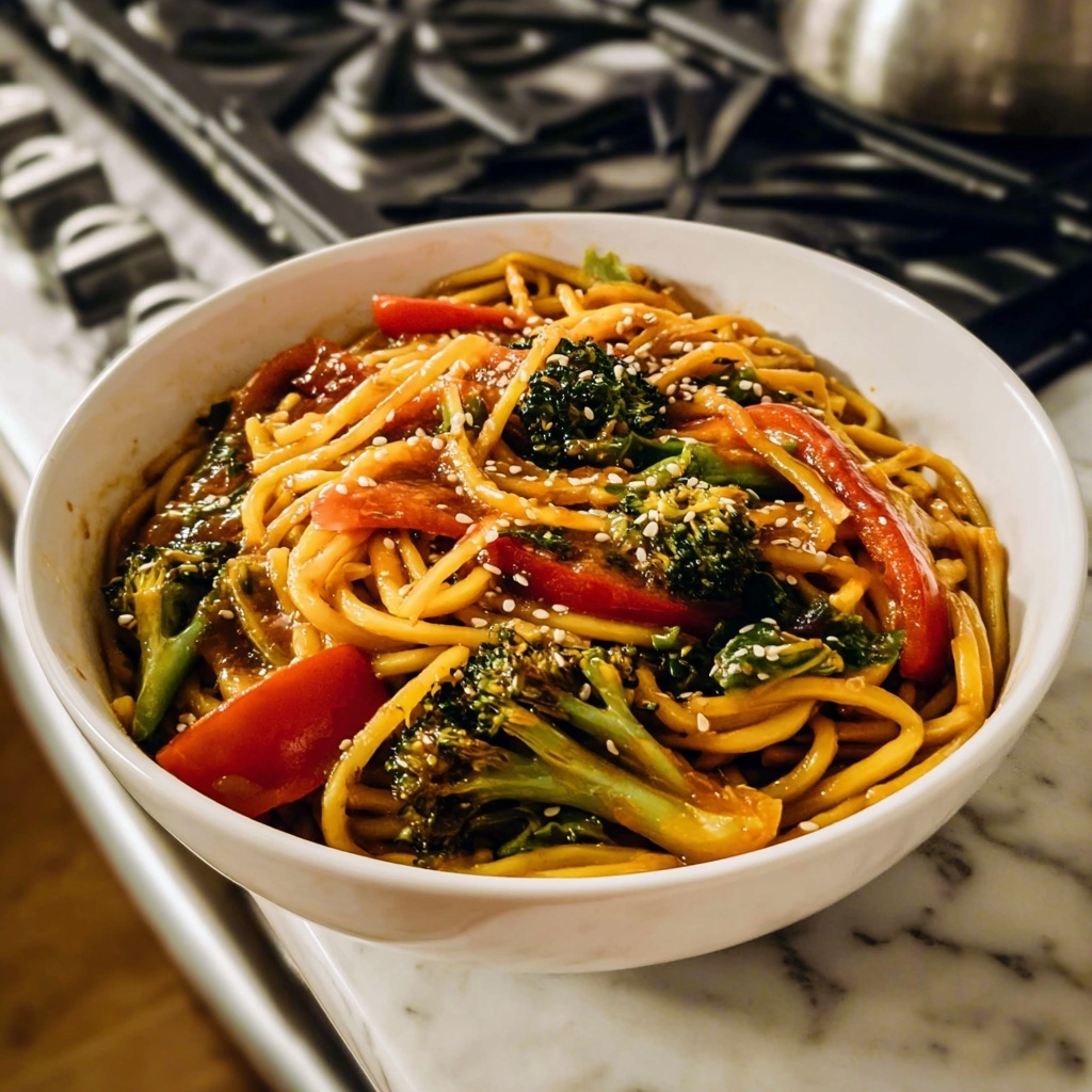 Asian Vegetable Stir Fry Noodles: 5 Flavorful Ways to Enjoy Recipe - Recipe Image