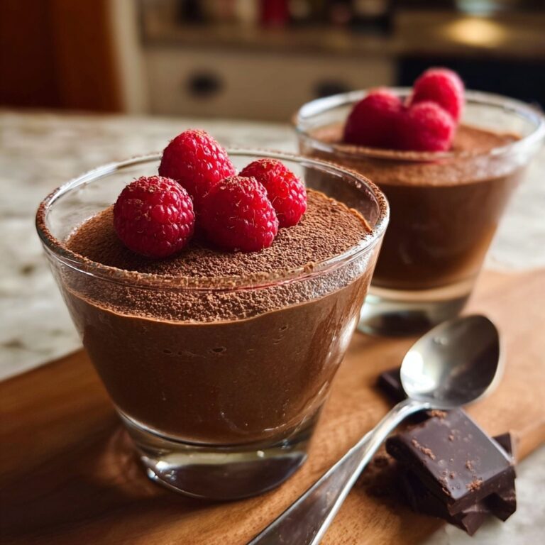 High Protein Chocolate Mousse Recipe