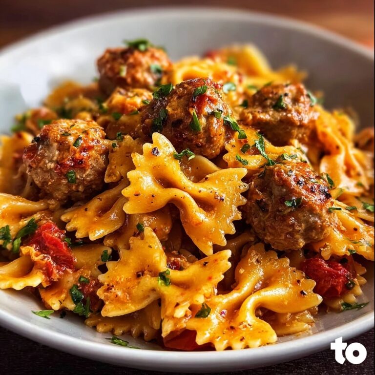 Italian Sausage and Bow Tie Pasta Skillet Recipe