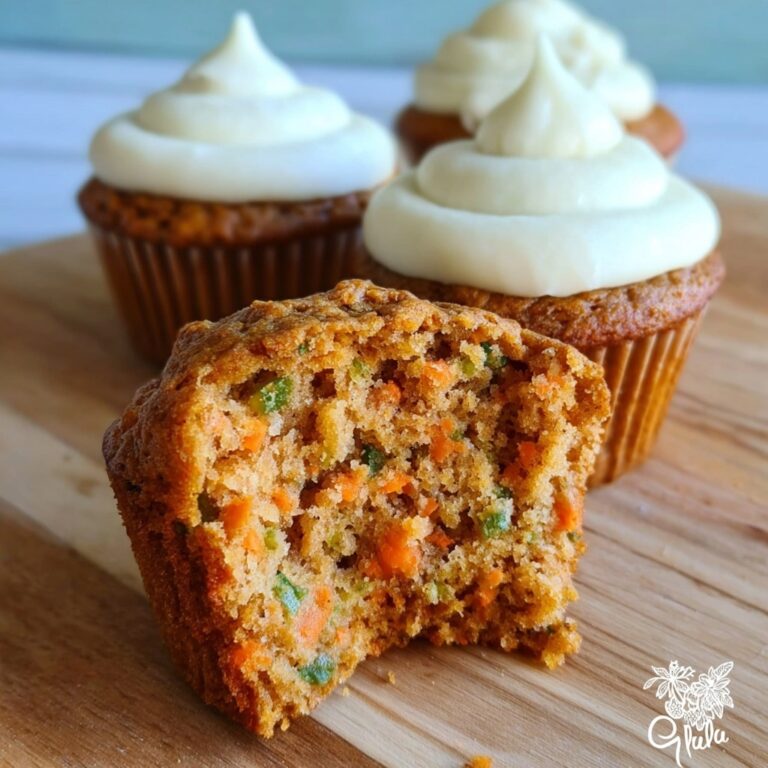 Carrot Apple Zucchini Muffins with Cream Cheese Frosting Recipe