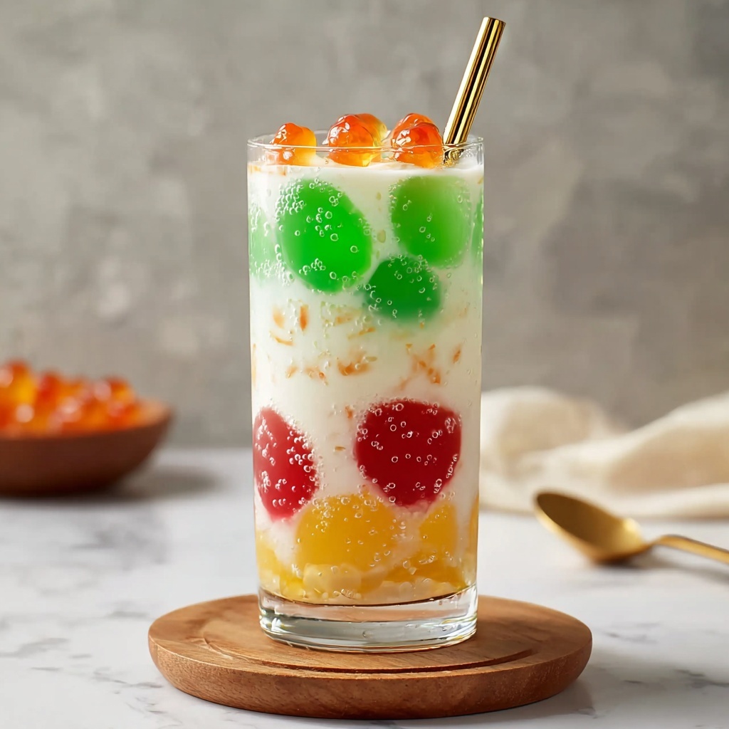 Tropical Fruit Cocktail: Refreshing Che Thai Delight at Home Recipe - Recipe Image