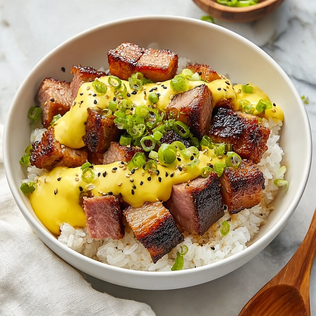 Caramelized Spam and Eggs Delight Recipe - Recipe Image