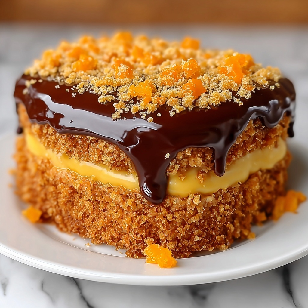 Brazilian Carrot Cake with Rich Chocolate Frosting Recipe - Recipe Image